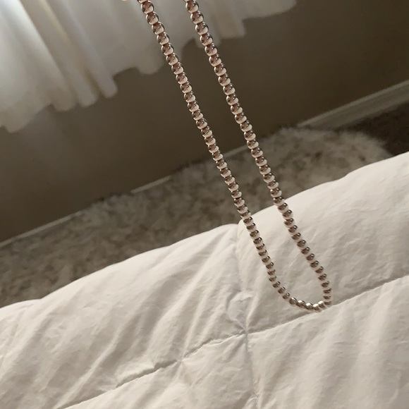 925 Choker beautiful clean elegant pearl necklace - Picture 5 of 7